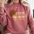 Lets Eat Kids Punctuation Turkey Thanksgiving Teacher Comfort Colors Sweatshirt Crimson