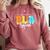 ELA Squad Teacher Back To School English Language Arts Comfort Colors Sweatshirt Crimson ELA Squad Teacher Back To School English Language Arts Comfort Colors Sweatshirt Crimson