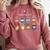 ELL Is My Jam English Language Learner Aide ELL Teacher Comfort Colors Sweatshirt Crimson