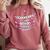 Enchanted To Teach You Bracelet Teacher Back To School Comfort Colors Sweatshirt Crimson Enchanted To Teach You Bracelet Teacher Back To School Comfort Colors Sweatshirt Crimson