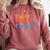 English Teacher Their There Theyre Grammar Men Women Comfort Colors Sweatshirt Crimson