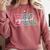 ESL Squad Teacher English As A Second Language Comfort Colors Sweatshirt Crimson