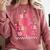 In My Esl Teacher Era Back To School ESL Teacher Groovy Comfort Colors Sweatshirt Crimson