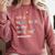 ESL Teacher ESOL Student Cute Retro Back To School First Day Comfort Colors Sweatshirt Crimson ESL Teacher ESOL Student Cute Retro Back To School First Day Comfort Colors Sweatshirt Crimson