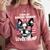 Even My Boston Terrier Loves Trump Trump Supporter Dog Lover Comfort Colors Sweatshirt Crimson