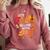 Lets Fall In Love With PE Teacher Thanksgiving Comfort Colors Sweatshirt Crimson