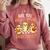 Are You Fall O Ween Directions Teacher Halloween Dog Ghost Comfort Colors Sweatshirt Crimson