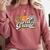Fall Teacher Shirt 3rd Grade Teacher Retro Halloween Pumpkin Comfort Colors Sweatshirt Crimson