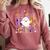 First Grade Boo Crew Teacher Student Halloween Costume Comfort Colors Sweatshirt Crimson