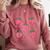 First Grade Is My Jam Strawberry First Grade Teacher Women Comfort Colors Sweatshirt Crimson