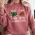 First Teach Then Thanksgiving I'm Earning A Break Teacher Comfort Colors Sweatshirt Crimson