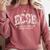 Floral ECSE Early Childhood Special Education SPED Teacher Comfort Colors Sweatshirt Crimson Floral ECSE Early Childhood Special Education SPED Teacher Comfort Colors Sweatshirt Crimson
