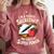 Front Office Teacher Admin Mother I'm A School Secretary Comfort Colors Sweatshirt Crimson