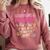 Full Heart Daycare Provider Nanny Au Pair Pre-K Teacher Comfort Colors Sweatshirt Crimson