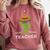 Fun Teacher Appreciation Humor Nacho Average Teacher Comfort Colors Sweatshirt Crimson