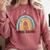 Future Teacher Cute Rainbow Leopard Teacher Outfit For Men Women Girls Kids Comfort Colors Sweatshirt Crimson Future Teacher Cute Rainbow Leopard Teacher Outfit For Men Women Girls Kids Comfort Colors Sweatshirt Crimson