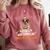 This Girl Loves Watermelon And Her Boston Terrier Dog Mother Comfort Colors Sweatshirt Crimson