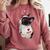 Girls I Heart Mom Love Mama Boston Terrier Dog Lover Comfort Colors Sweatshirt Crimson