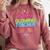 In My Glowing Teacher Era Groovy Colorful Bright Comfort Colors Sweatshirt Crimson In My Glowing Teacher Era Groovy Colorful Bright Comfort Colors Sweatshirt Crimson