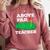 Golf Pun Above Par Teacher School Golfing Men & Women Comfort Colors Sweatshirt Crimson Golf Pun Above Par Teacher School Golfing Men & Women Comfort Colors Sweatshirt Crimson
