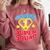 Grade 1 Super Squad Superhero Teacher Team Comfort Colors Sweatshirt Crimson