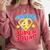 Grade 4 Super Squad Superhero Teacher Team Comfort Colors Sweatshirt Crimson