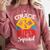 Grade K Super Squad Superhero Kindergarten Teacher Team Comfort Colors Sweatshirt Crimson