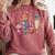 Grammar Teacher Punctuation For English Teacher Men Women Comfort Colors Sweatshirt Crimson