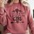 Granddaughter Nanas Girl Comfort Colors Sweatshirt Crimson