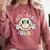 Groovy Retro Lets Learn Today Teacher Student Back To School Comfort Colors Sweatshirt Crimson