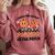 Groovy I Teach The Cutest Pumpkins In The Patch For Teacher Comfort Colors Sweatshirt Crimson
