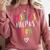 Growth Mindset Positive Back To School Teacher Student Comfort Colors Sweatshirt Crimson