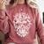 Halloween Costume Skull Boston Terrier Dog Lover Comfort Colors Sweatshirt Crimson