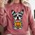 Halloween Dog Boston Terrier Mummy Costume Men Women Kids Comfort Colors Sweatshirt Crimson