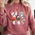 Halloween Music Teacher Ghost Playing Musical Instruments Comfort Colors Sweatshirt Crimson Halloween Music Teacher Ghost Playing Musical Instruments Comfort Colors Sweatshirt Crimson
