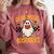 Halloween Read More Books Retro Costume Teacher Women Girls Comfort Colors Sweatshirt Crimson
