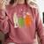 Halloween SPED Teacher Boo In ASL Boo Hands Sign Language Comfort Colors Sweatshirt Crimson