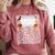 Halloween Teacher Composition Book Notebook Matching Group Comfort Colors Sweatshirt Crimson