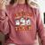 Halloween Teacher Ghosts Trick Or Teach Retro Costume Women Comfort Colors Sweatshirt Crimson Halloween Teacher Ghosts Trick Or Teach Retro Costume Women Comfort Colors Sweatshirt Crimson