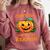 Halloween Teacher Librarian Pumpkin Reading Books Men Women Kids Comfort Colors Sweatshirt Crimson Halloween Teacher Librarian Pumpkin Reading Books Men Women Kids Comfort Colors Sweatshirt Crimson