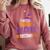 Halloween Teachers This Is My Tired Teacher Costume Comfort Colors Sweatshirt Crimson