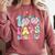 Happy 100th Day Of School 100 Days Brighter Teachers Kids Comfort Colors Sweatshirt Crimson
