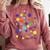 Happy Dot Day 2025 Polka Dot Boys Girls Kids Teacher Dot Day Comfort Colors Sweatshirt Crimson Happy Dot Day 2025 Polka Dot Boys Girls Kids Teacher Dot Day Comfort Colors Sweatshirt Crimson