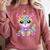 Happy Dot Day Colorful Polka Dot Cat Kitten Teachers Kids Comfort Colors Sweatshirt Crimson Happy Dot Day Colorful Polka Dot Cat Kitten Teachers Kids Comfort Colors Sweatshirt Crimson
