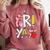 Happy Fri-Yay Teacher Back To School Friday Lovers Comfort Colors Sweatshirt Crimson