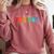 Happy Fri Yay Teacher Friday Comfort Colors Sweatshirt Crimson Happy Fri Yay Teacher Friday Comfort Colors Sweatshirt Crimson