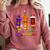 Happy Hallothanksmas Halloween Thanksgiving Pencils Teachers Comfort Colors Sweatshirt Crimson Happy Hallothanksmas Halloween Thanksgiving Pencils Teachers Comfort Colors Sweatshirt Crimson