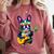 Hawaiian Boston Terrier & Pineapple Ukulele Summer Vacation Comfort Colors Sweatshirt Crimson