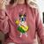 Hawaiian Boston Terrier Dog Pineapple Ukulele Summer For Men Women Girls Kids Comfort Colors Sweatshirt Crimson
