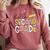 Hello Second Grade Team 2nd Grade Back To School Teacher Kid Comfort Colors Sweatshirt Crimson
